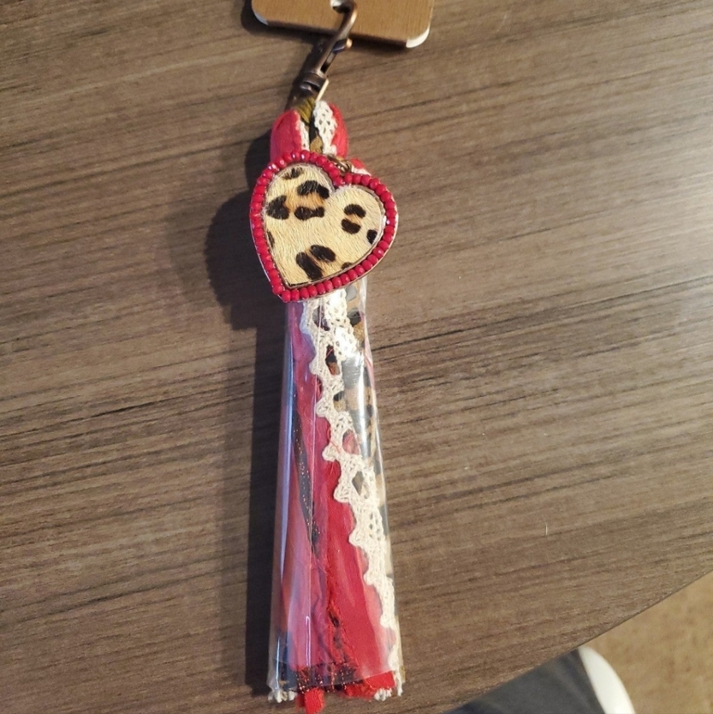 BNWT Handmade Tassel keychains/accessories